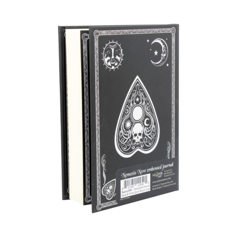 Embossed Journal Black and White Spirit Board 17cm Gifts & Games 7