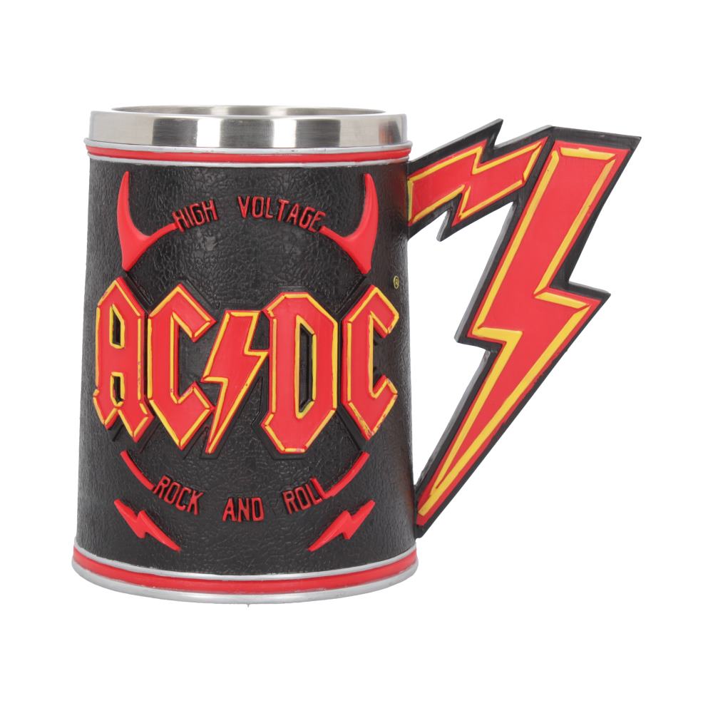 AC/DC High Voltage Rock and Roll Tankard Lighting Horns Mug Homeware