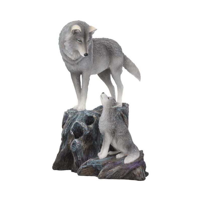 Guidance Ornament Wolf and Pup Figurine by Lisa Parker Figurines Medium (15-29cm)