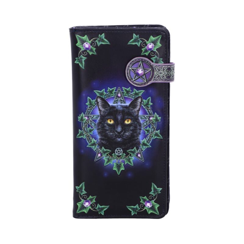 Lisa Parker The Charmed One Pentagram Cat Embossed Purse Gifts & Games