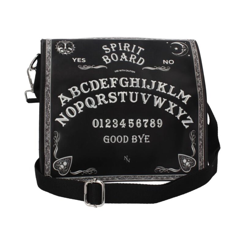 Spirit Board Embossed Shoulder Tablet Bag Black 25cm Bags