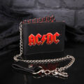 AC/DC Logo Leather Lightning Chained Wallet Purse Gifts & Games 10