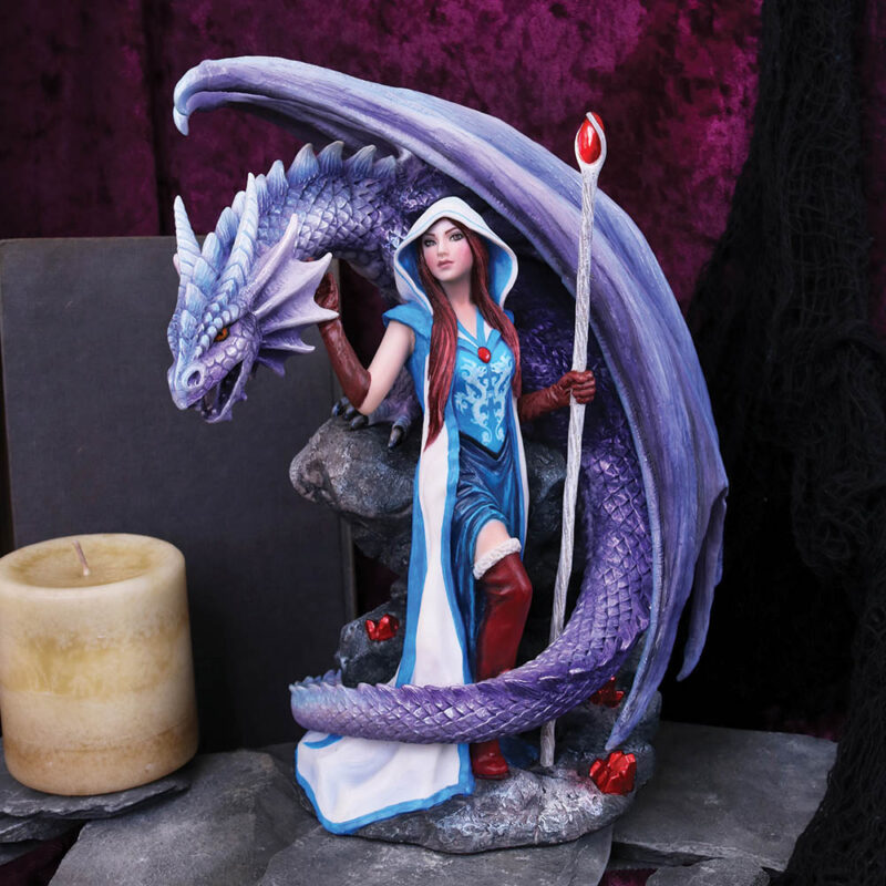 Dragon Mage by Anne Stokes 24cm Dragon Figurine Figurines Medium (15-29cm) 9