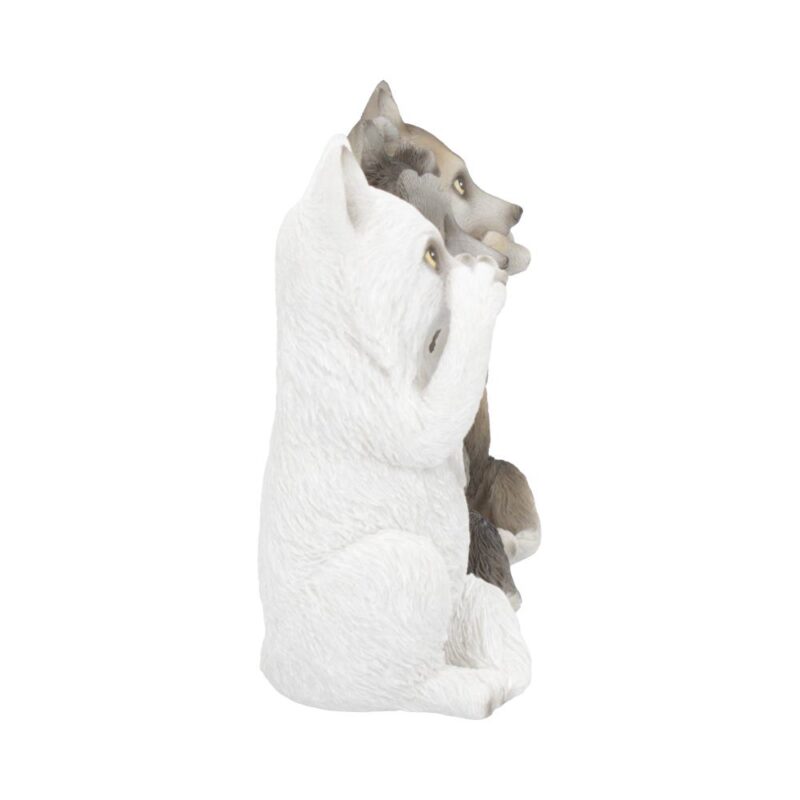 Three Wise Wolves Figurines 10cm Figurines Small (Under 15cm) 7