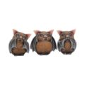 Nemesis Now Three Wise Bats Figurines 8.5cm Figurines Small (Under 15cm) 2