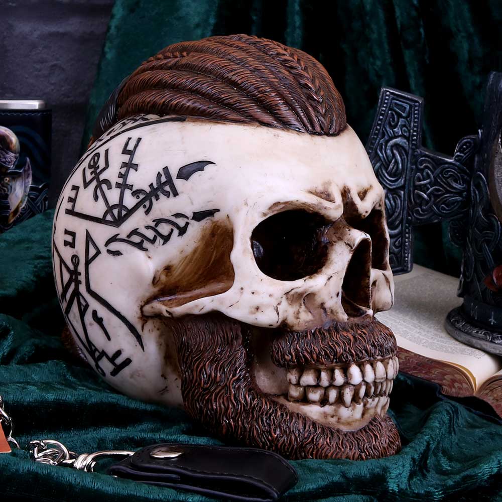 Nemesis Now Ragnar Viking Skull Ornament 16cm Figurines Medium (15-29cm) 11 Nemesis Now Ragnar Viking Skull Ornament 16cm Figurines Medium (15-29cm) 11