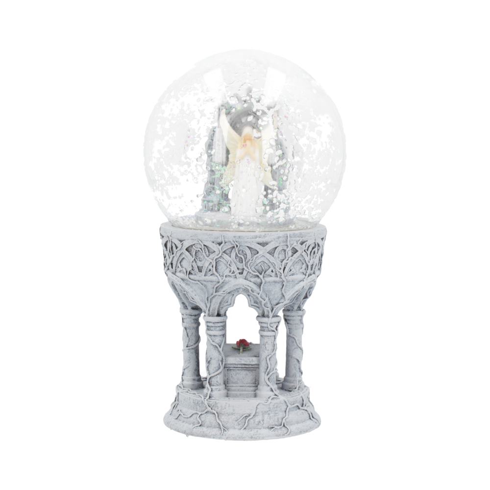 Only Love Remains Angelic Snowglobe Anne Stokes 18.5cm Homeware