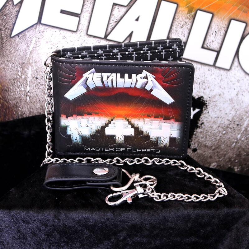 Metallica Master of Puppets Album Wallet with Chain Gifts & Games 9