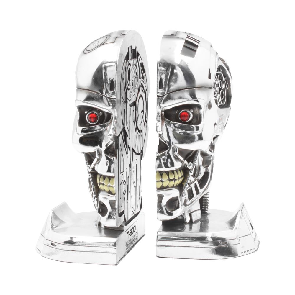 T-800 Terminator 2 Judgement Day T2 Head Bookends Bookends
