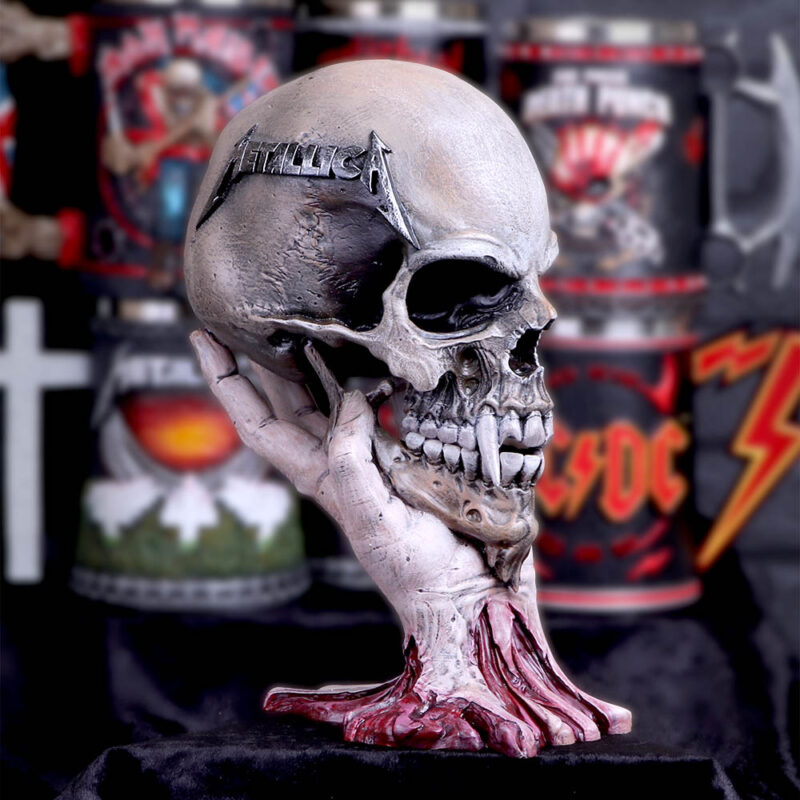 Metallica Sad But True Skull Figurine Ornament 22cm Figurines Medium (15-29cm) 9