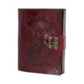 Lockable Red Leather Baphomet Embossed Journal Gifts & Games 2