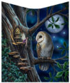 Lisa Parker Fairy Tales Owl and Fairy Blanket Homeware 4