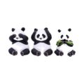 Three Wise Pandas Bear Ornaments Figurines Medium (15-29cm) 4