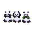Three Wise Pandas Bear Ornaments Figurines Medium (15-29cm) 2