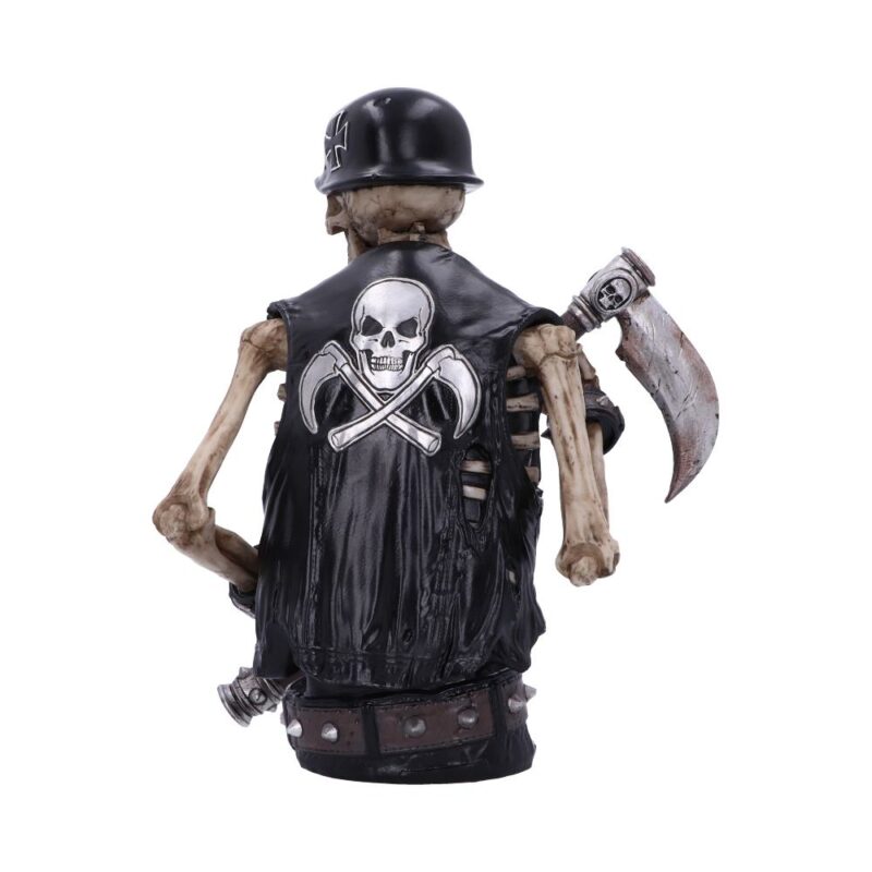 James Ryman Ride Out Of Hell Biker Skeleton Bust Ornament Figurines Large (30-50cm) 5