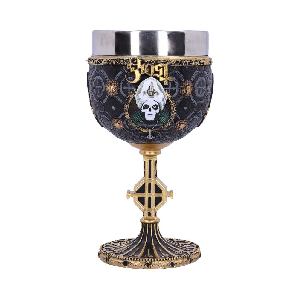 Licensed Ghost Papa Emeritus III Gold Goblet Goblets & Chalices