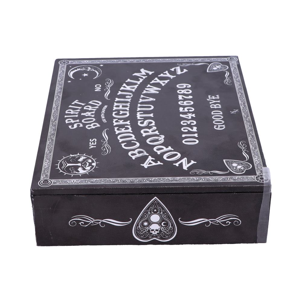 Nemesis Now Black and White Spirit Board and Planchette Jewellery Storage Box with Mirror 25cm Boxes & Storage 13 Nemesis Now Black and White Spirit Board and Planchette Jewellery Storage Box with Mirror 25cm Boxes & Storage 13