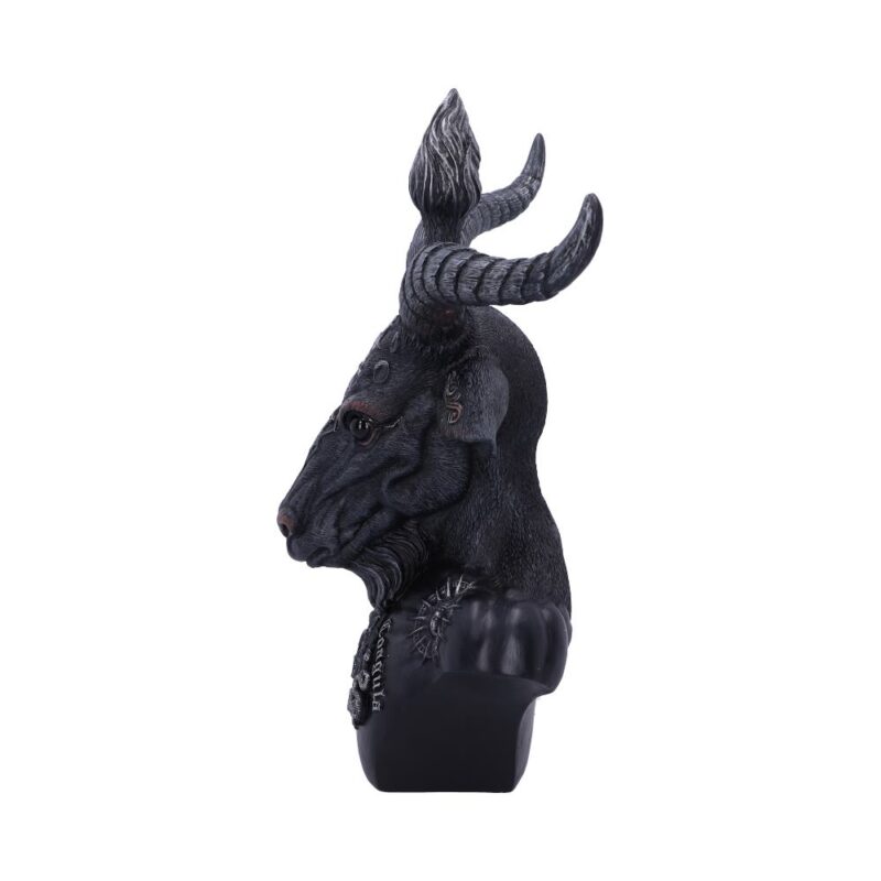 Celestial Black and Silver Baphomet Bust Figurines Large (30-50cm) 3