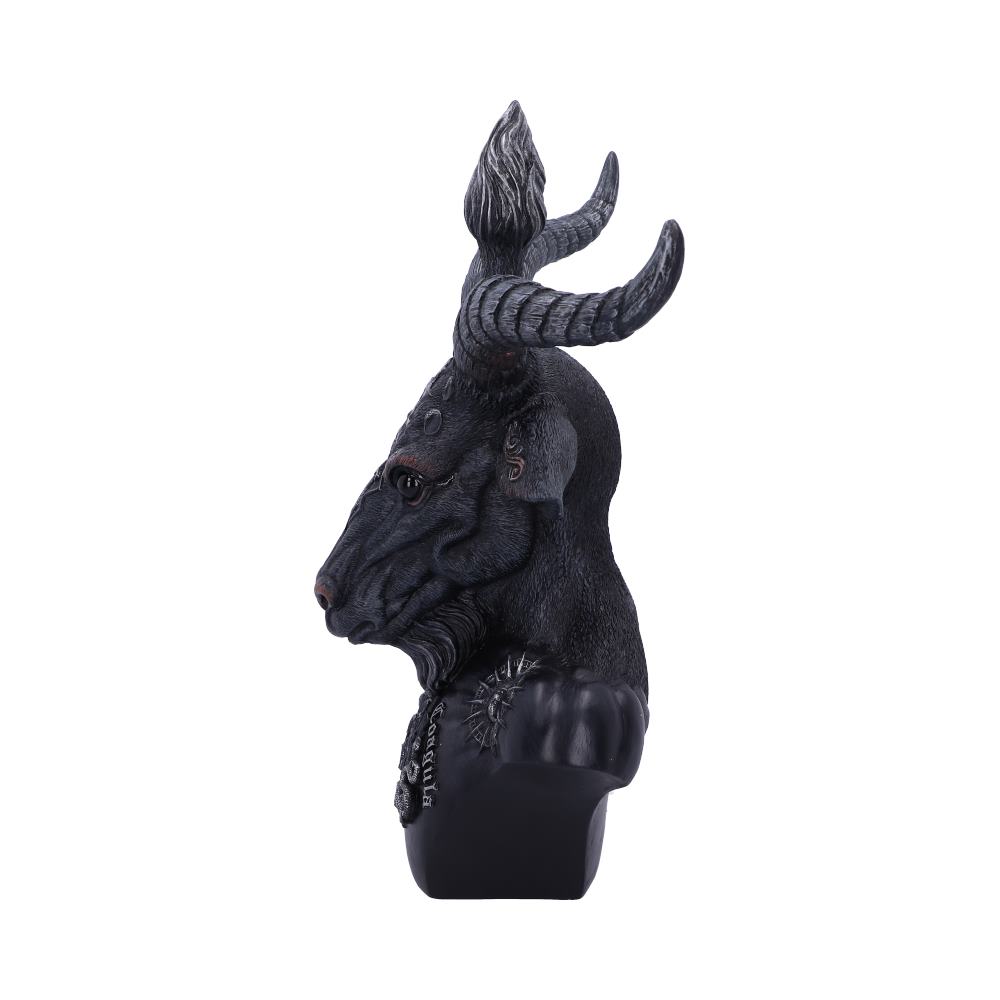 Celestial Black and Silver Baphomet Bust Figurines Large (30-50cm) 2