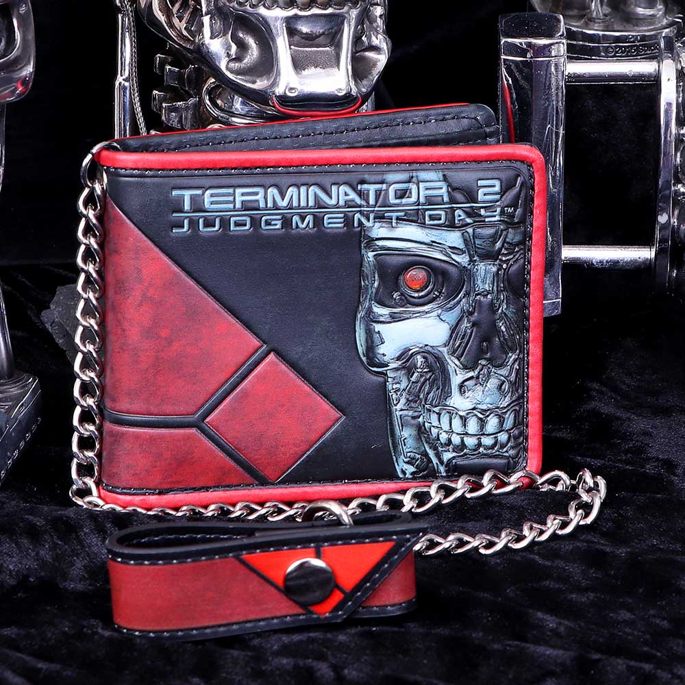 Officially Licensed Terminator 2 Judgment Day T2 Wallet with Chain Gifts & Games 2