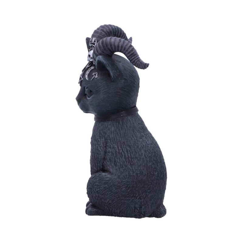 Pawzuph Horned Occult Cat Figurine Figurines Small (Under 15cm) 3