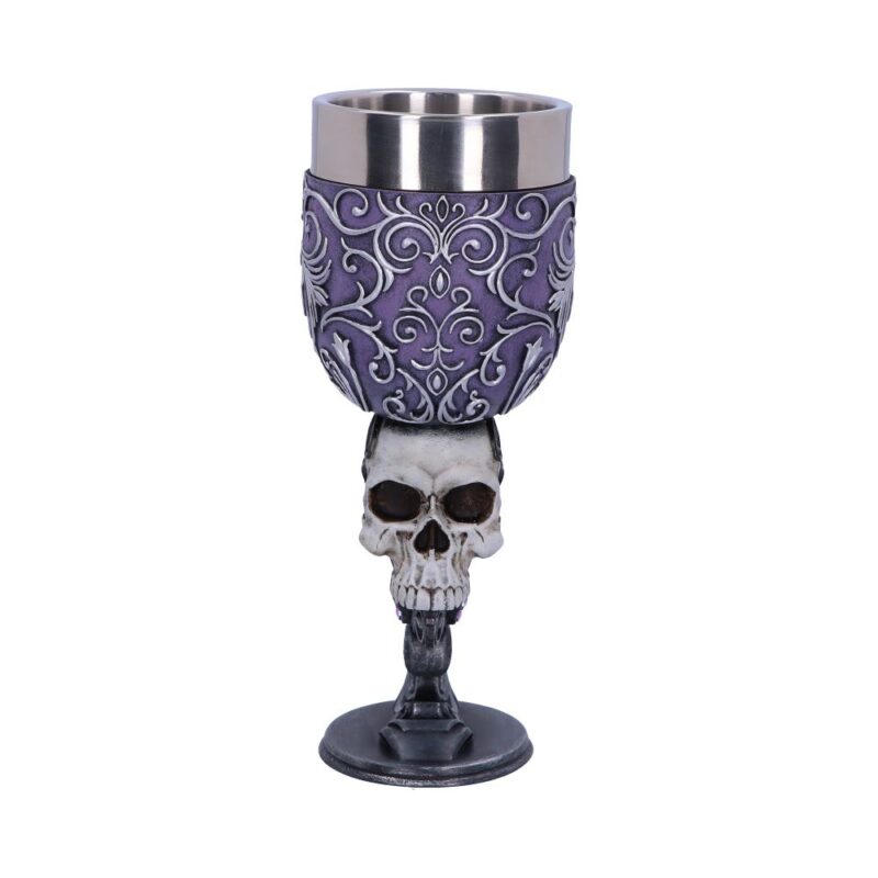 Deaths Desire Twin Skull Heart Set of Two Goblets Goblets & Chalices 7