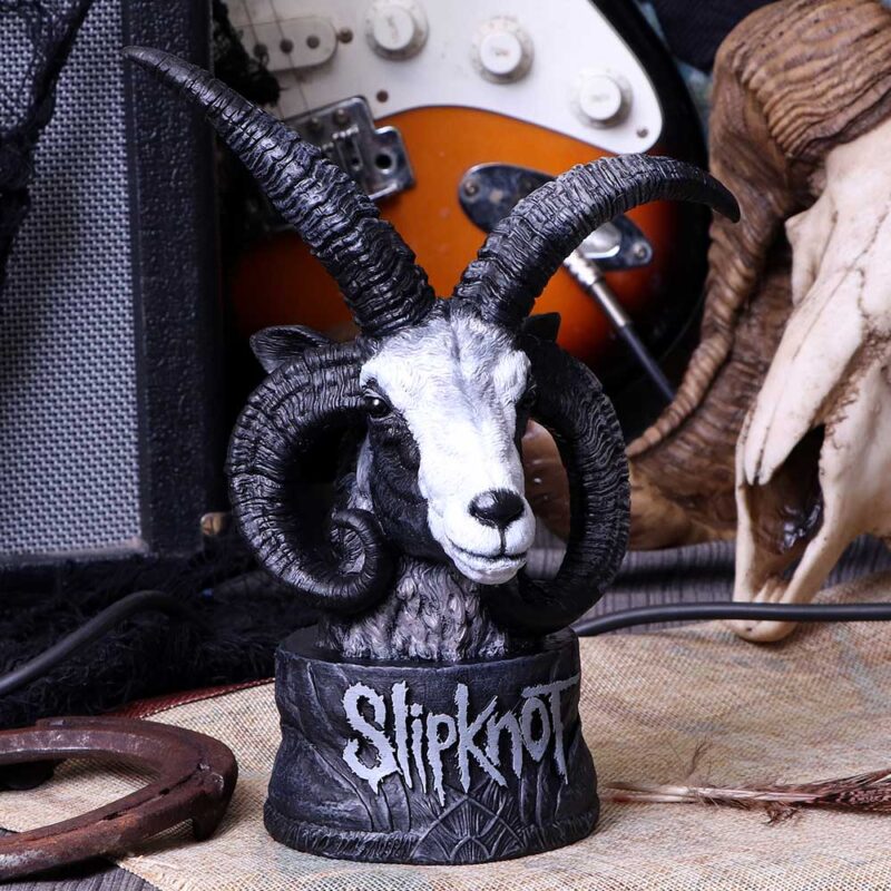 Slipknot Flaming Goat Bust Figurine 23cm Figurines Medium (15-29cm) 9