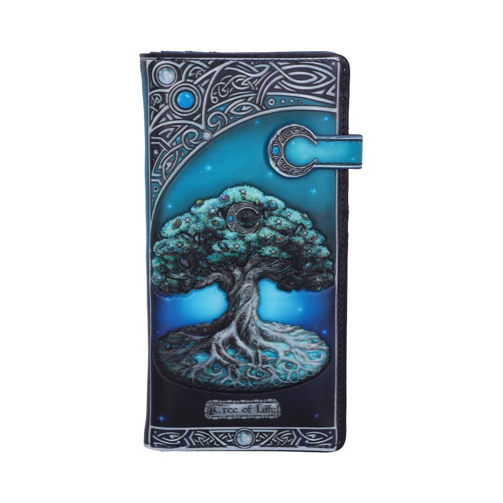 Tree of Life Pagan Moon Embossed Purse Gifts & Games