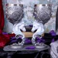 Enchanted Hearts Twin Unicorn Heart Set of Two Goblets Goblets & Chalices 10