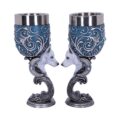 Wild at Heart Twin Wolf Heart Set of Two Goblets Goblets & Chalices 2