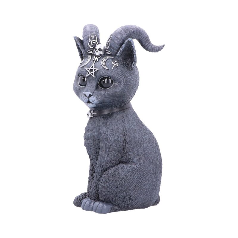Large Pawzuph Horned Occult Cat Figurine Figurines Medium (15-29cm) 3