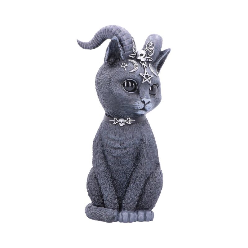 Large Pawzuph Horned Occult Cat Figurine Figurines Medium (15-29cm) 7