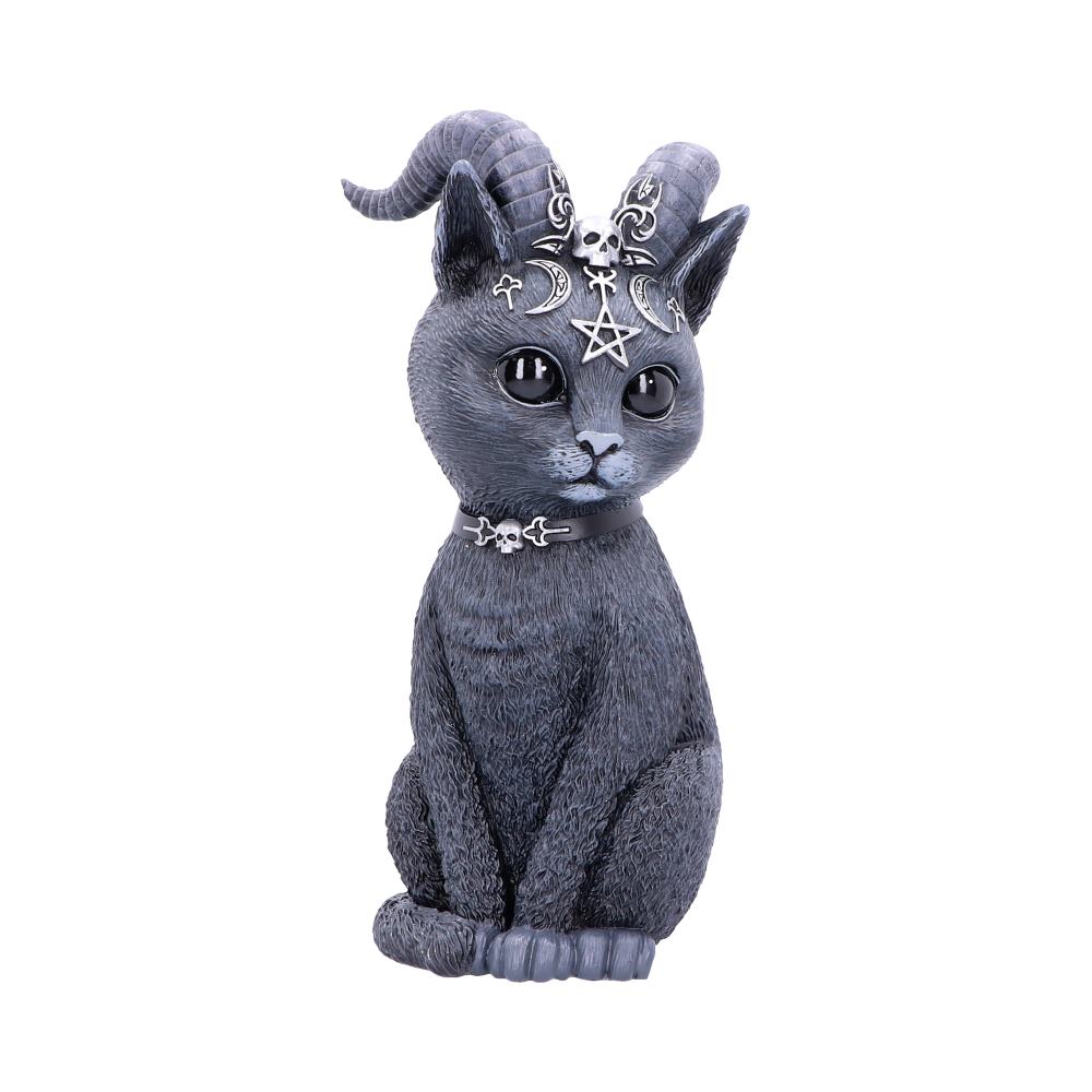 Large Pawzuph Horned Occult Cat Figurine Figurines Medium (15-29cm)