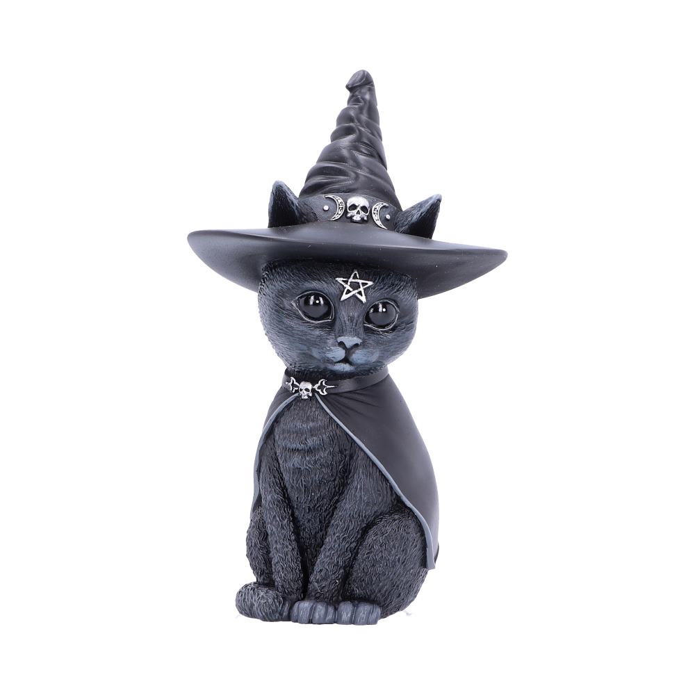Purrah Witches Hat Occult Cat Figurine Figurines Small (Under 15cm)