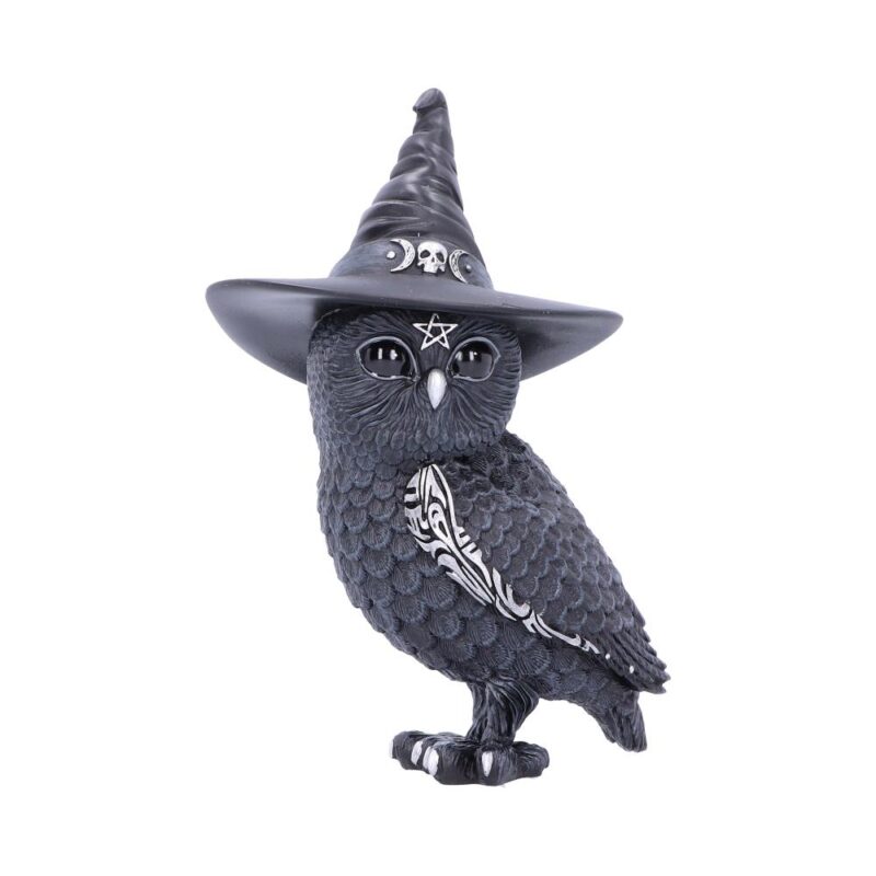 Owlocen Witches Hat Occult Owl Figurine Figurines Small (Under 15cm)