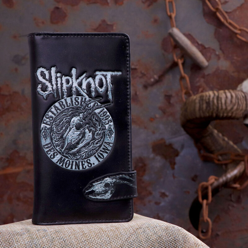 Officially Licensed Slipknot Flaming Goat Art Embossed Purse Gifts & Games 9