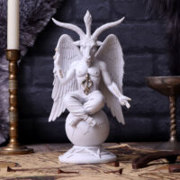 Nemesis Now Dark Lord 26cm White Baphomet Figurine Figurines Medium (15-29cm) 2
