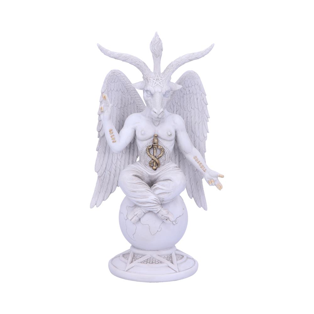 Dark Lord 26cm White Baphomet Figurine Figurines Medium (15-29cm)