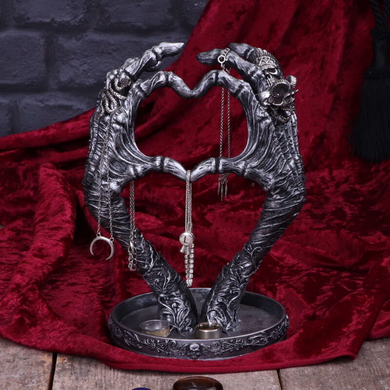 Gothic Mummified Love Heart Hands Jewellery Dish Holder Figurines Medium (15-29cm) 9