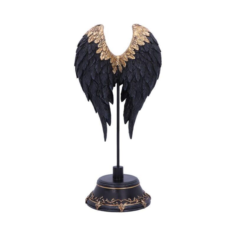Dark Angel Gothic Fallen Fae Wing Sculpture Figurine Figurines Medium (15-29cm) 5