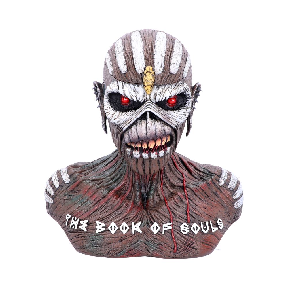 Officially Licensed Iron Maiden Book of Souls Eddie Bust Box Boxes & Storage