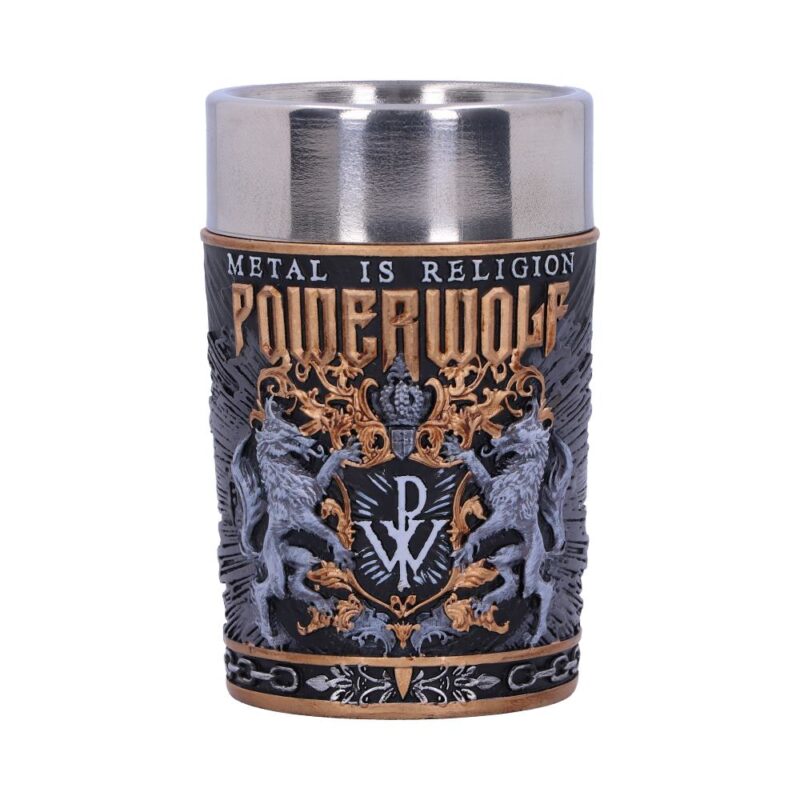 Officially Licensed Powerwolf Metal is Religion Rock Band Shot Glass Homeware