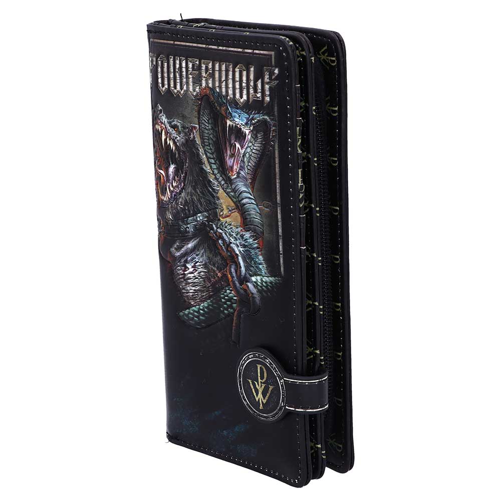 Officially Licensed  Powerwolf Kiss of the Cobra King Embossed Womens Purse Gifts & Games 2