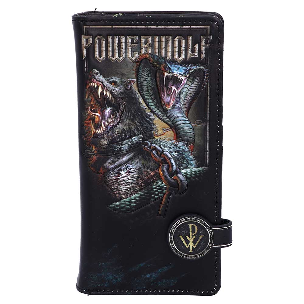 Officially Licensed  Powerwolf Kiss of the Cobra King Embossed Womens Purse Gifts & Games