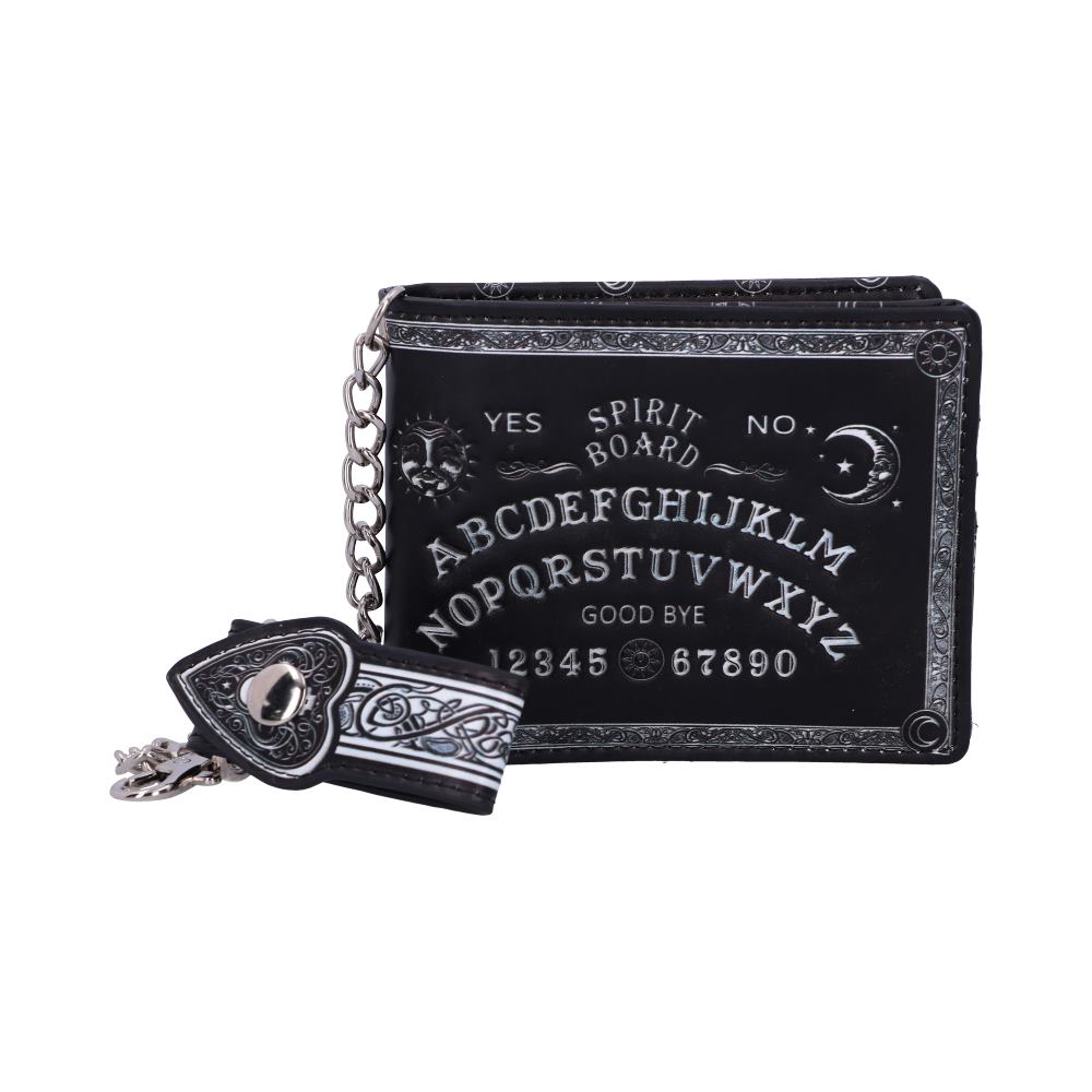 Spirit Board Embossed Purse Ouija Wallet Black 18.5cm Gifts & Games