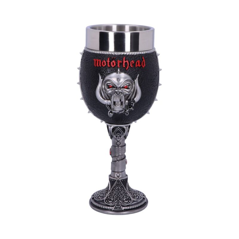 Officially Licensed Motorhead Ace of Spades Warpig Snaggletooth Goblet Goblets & Chalices 7