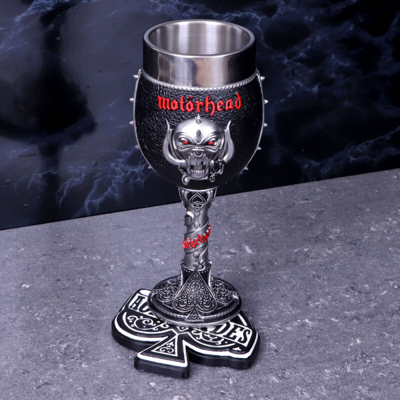 Officially Licensed Motorhead Ace of Spades Warpig Snaggletooth Goblet Goblets & Chalices 9