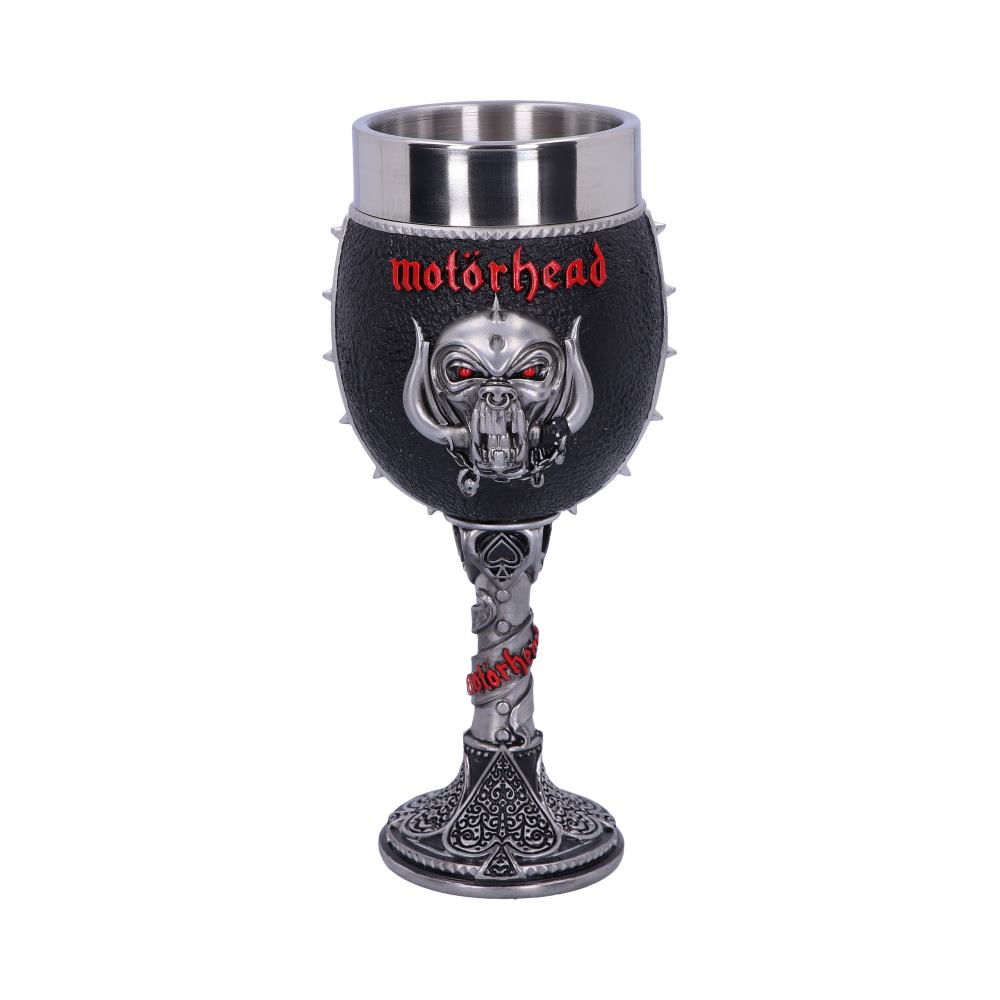 Officially Licensed Motorhead Ace of Spades Warpig Snaggletooth Goblet Goblets & Chalices