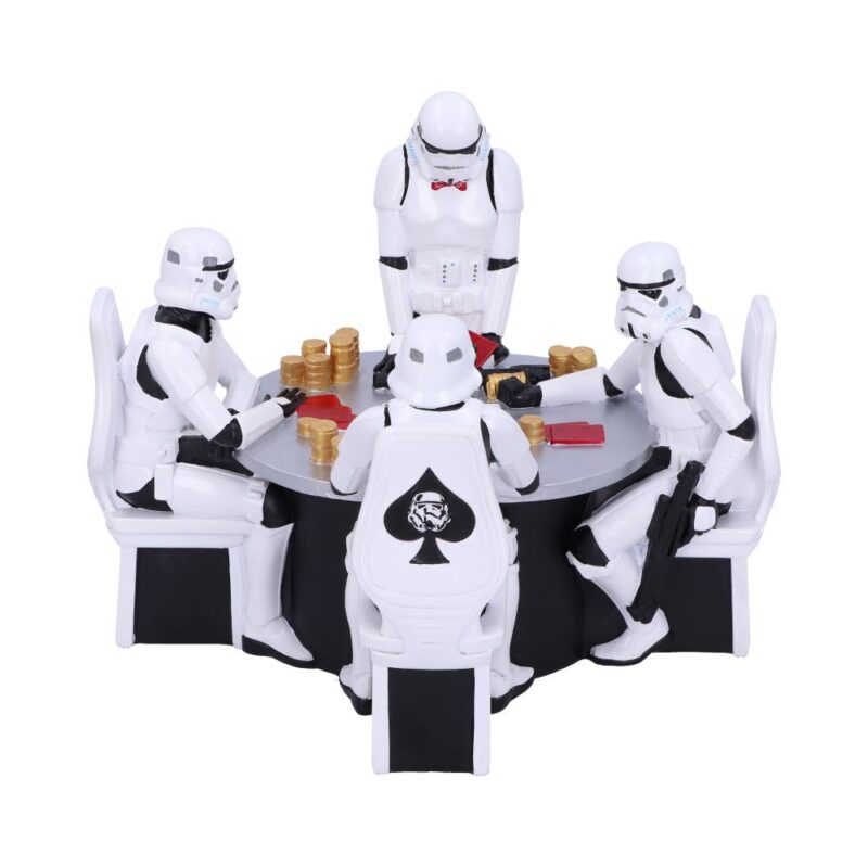 The Original Stormtrooper Poker Face Gambling Figurine Figurines Medium (15-29cm)