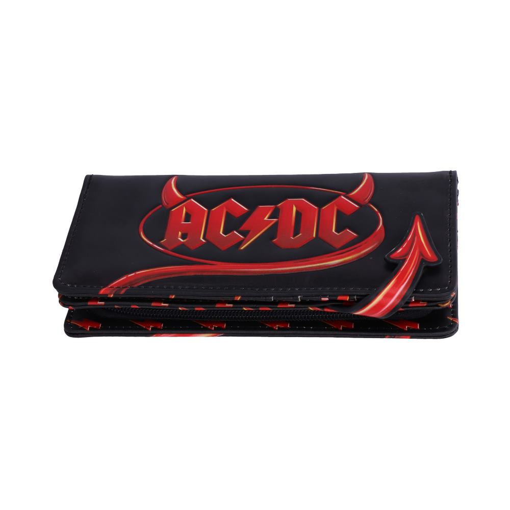 Officially Licensed AC/DC Logo Lightning Embossed Purse Wallet Gifts & Games 2